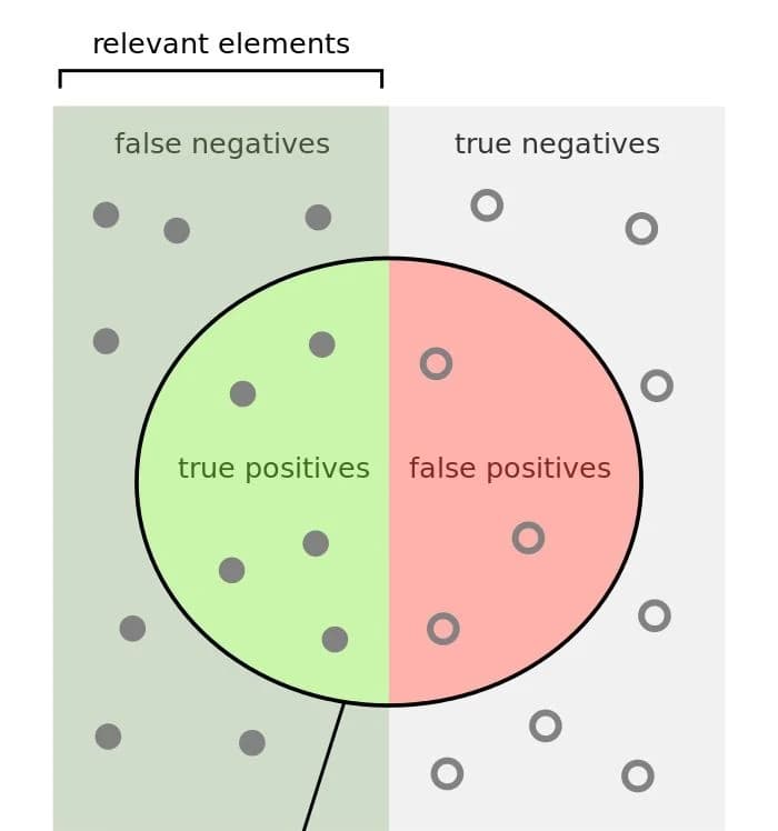 Ibrahims diagram illustrating true and false positive as well as true and false negative